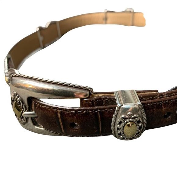 Brighton Brown Leather Belt Style 40388 - Picture 2 of 11